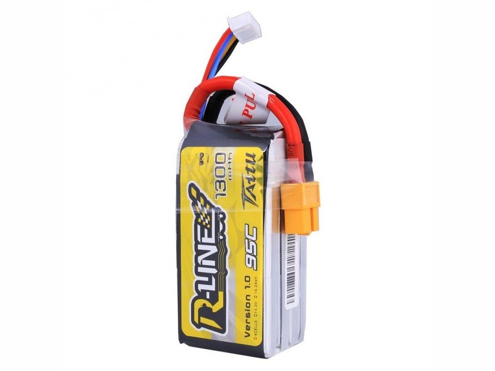 TATTU 4S 750mAh 14.8V 95C 4S1P Lipo-accu met XT30-stekker voor FPV Racing Quadrocopter 100 180 maat