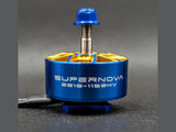 Side profile of AOS Supernova 2810-1150KV brushless motor with white model text