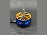 AOS Supernova 2810-900KV brushless motor with blue casing and exposed copper coils