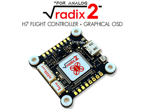 BrainFPV Radix 2 H7 Flight Controller V2.0