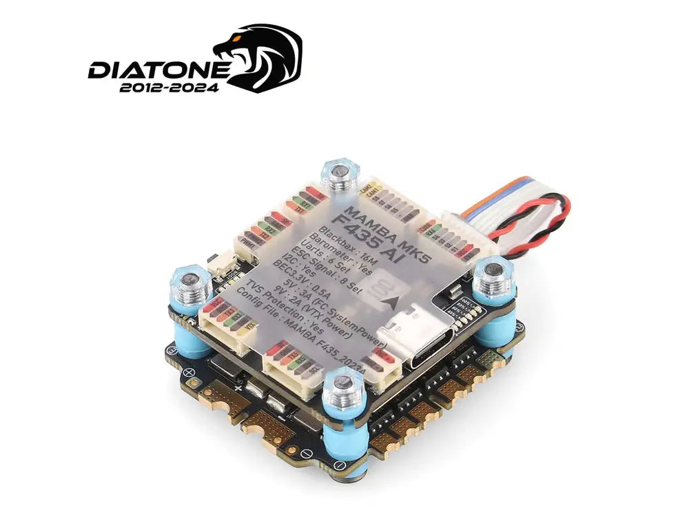 Diatone Mamba MK5 ATF435AI Flight Controller 55A ESC Stack – defianceRC