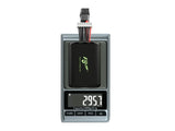 Flywoo Explorer Molicell P30B 6S1P battery pack on scale showing 295.7g weight with XT30-UX connector