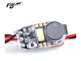 Flywoo Finder buzzer internal circuit board showing yellow LED and components