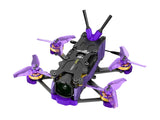 Side view of Flywoo Firefly 20 Pro modular drone showing vented purple panels
