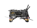 Flywoo Firefly 25 Mini O4 Pro black micro drone top view with gold purple motors