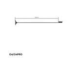 150mm Flywoo flexible coaxial cable for DJI O4 with gold contacts