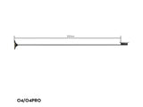 200mm Flywoo flexible coaxial cable for DJI O4 system with gold connectors