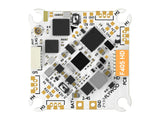 White Flywoo F405 HD ELRS flight controller board with integrated 20A ESC and antenna connector
