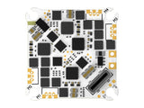 Flywoo Goku F405 HD 3-4S AIO flight controller top-down view with STM32F405 processor and 20A ESC