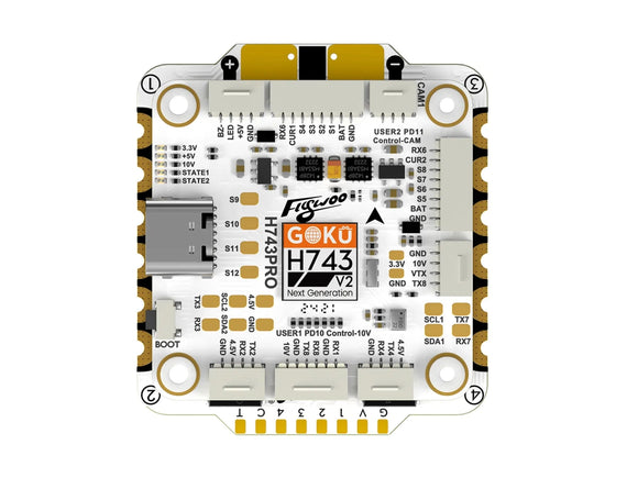 Flywoo Goku H743 Pro V2 55A 128K 30x30 AM32 Stack