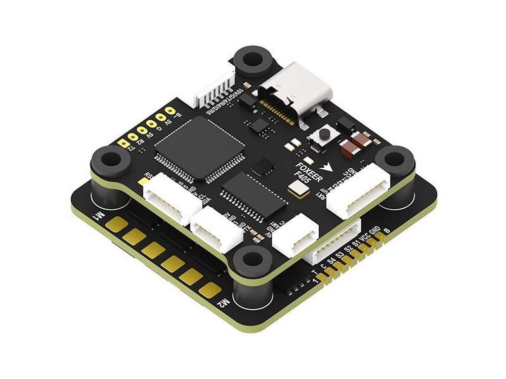 Reaper Controller Foxeer F405 V2 Flight Controller Reaper 55A ESC 8S Stack – defianceRC