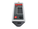 Front view of Immersion RC Power Meter V2 with red power button, rotary dial, and ORQA logo