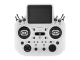 Matte white Radiomaster GX15 radio controller with rounded edges and labeled controls