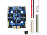 Sequre Blueson A1 4-in-1 ESC top view with AT32F421 chip and 6S MOSFETs