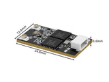 Sequre ELRS 915MHz dual antenna receiver PCB with SX1276 chips and gold edge