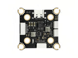 Sequre H743 V2 flight controller PCB with gold mounting holes and USB-C port