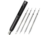 Sequre S99 portable soldering iron with digital display and four interchangeable C245 tips