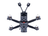 Top-down view of compact itsFPV ERA 3.5-inch X-configuration FPV drone frame with antennas