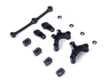 Black 3D-printed plastic mounting brackets and spacers included in the itsFPV ERA frame kit
