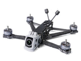 Full assembled itsFPV ERA 5.5-inch DC O4 frame with gray camera housing