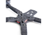 Star-shaped carbon fiber central hub of itsFPV ERA 5.5-inch DC O4 frame