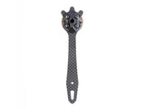 Black carbon fiber arm with checkered weave for itsFPV ERA 5-inch frame