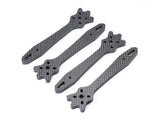 itsFPV ERA 5-Inch replacement carbon fiber arms with woven texture and mounting holes