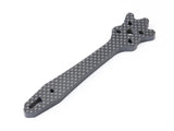 Single itsFPV 6mm thick carbon fiber drone frame arm with tapered tip and star plate