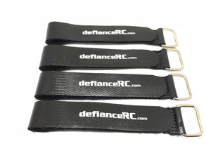 Defiance RC Rubberized Battery Straps (4x) - defianceRC