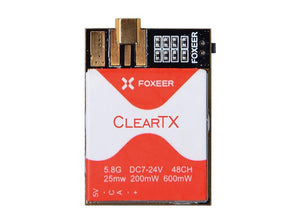 Foxeer ClearTX 5.8Ghz 48 Channel Video Transmitter MMCX - defianceRC