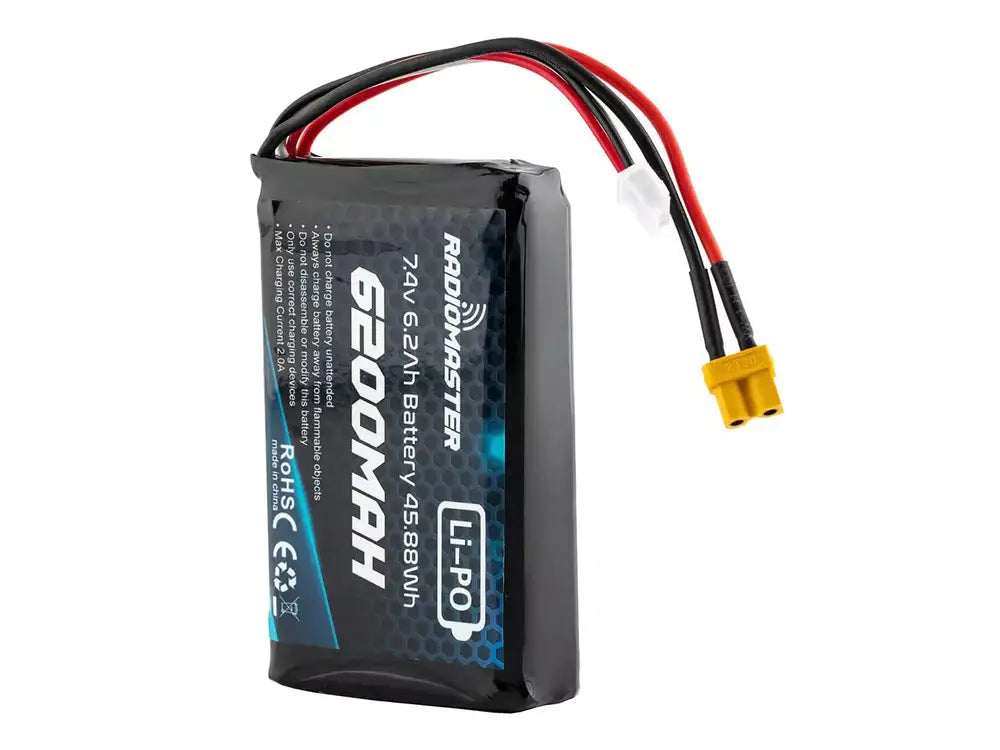 7 4v Radiomaster 6200mAh 2S 7.4V LiPo Battery – defianceRC