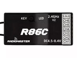 Radiomaster R86C V2 FrSky 6Ch D8/D16 and Futaba SFHSS 2.4GHz Receiver