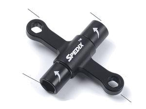 Spedix Quad Wrench With One-way Bearings - defianceRC